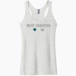 WEST JOHNSTON HIGH SCHOOL WILDCATS <span class="pdp-name-mascot">WEST JOHNSTON WILDCATS</span> Next Level Apparel Women's Tri-Blend Racerback Tank Front Thumbnail