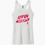 ASPEN HIGH SCHOOL SKIERS <span class="pdp-name-mascot">ASPEN SKIERS</span> Next Level Apparel Women's Tri-Blend Racerback Tank Front Thumbnail