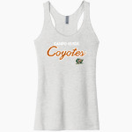 CAMPO VERDE HIGH SCHOOL COYOTES <span class="pdp-name-mascot">CAMPO VERDE COYOTES</span> Next Level Apparel Women's Tri-Blend Racerback Tank Front Thumbnail