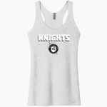 Franklin Classical School Knights Online Store Next Level Apparel Women's Tri-Blend Racerback Tank Front Thumbnail