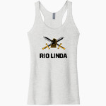 RIO LINDA HIGH SCHOOL KNIGHTS <span class="pdp-name-mascot">RIO LINDA KNIGHTS</span> Next Level Apparel Women's Tri-Blend Racerback Tank Front Thumbnail