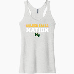 Madison-Plains Golden Eagles <span class="pdp-name-mascot">MADISON-PLAINS EAGLES</span> Next Level Apparel Women's Tri-Blend Racerback Tank Front Thumbnail