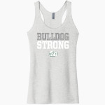 Marion Bulldogs <span class="pdp-name-mascot">Marion Bulldogs</span> Next Level Apparel Women's Tri-Blend Racerback Tank Front Thumbnail