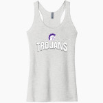 Petaluma Trojans <span class="pdp-name-mascot">Petaluma Trojans</span> Next Level Apparel Women's Tri-Blend Racerback Tank Front Thumbnail