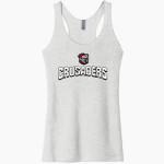 Belmont Abbey College The Official Store of the Crusaders <span class="pdp-name-mascot">Belmont Abbey Crusaders</span> Next Level Apparel Women's Tri-Blend Racerback Tank Front Thumbnail