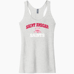 SAINT ANSGAR HIGH SCHOOL SAINTS <span class="pdp-name-mascot">SAINT ANSGAR SAINTS</span> Next Level Apparel Women's Tri-Blend Racerback Tank Front Thumbnail