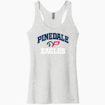 Pinedale Eagles <span class="pdp-name-mascot">Pinedale Elementary School Eagles</span> Next Level Apparel Women's Tri-Blend Racerback Tank Front Thumbnail