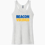 Beacon Vikings Next Level Apparel Women's Tri-Blend Racerback Tank Front Thumbnail