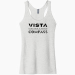 Vista Real Estate Vista Real Estate Next Level Apparel Women's Tri-Blend Racerback Tank Front Thumbnail