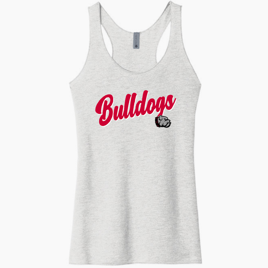 SENTINEL HIGH SCHOOL BULLDOGS <span class="pdp-name-mascot">SENTINEL BULLDOGS</span> Next Level Apparel Women's Tri-Blend Racerback Tank