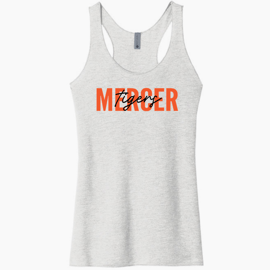 Mercer Tigers <span class="pdp-name-mascot">Mercer Tigers</span> Next Level Apparel Women's Tri-Blend Racerback Tank