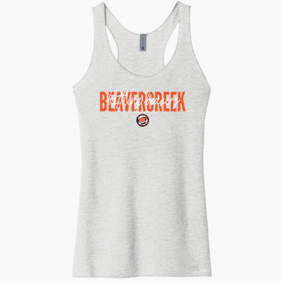 BEAVERCREEK HIGH SCHOOL BATTLING BEAVERS <span class="pdp-name-mascot">BEAVERCREEK BATTLING BEAVERS</span> Next Level Apparel Women's Tri-Blend Racerback Tank