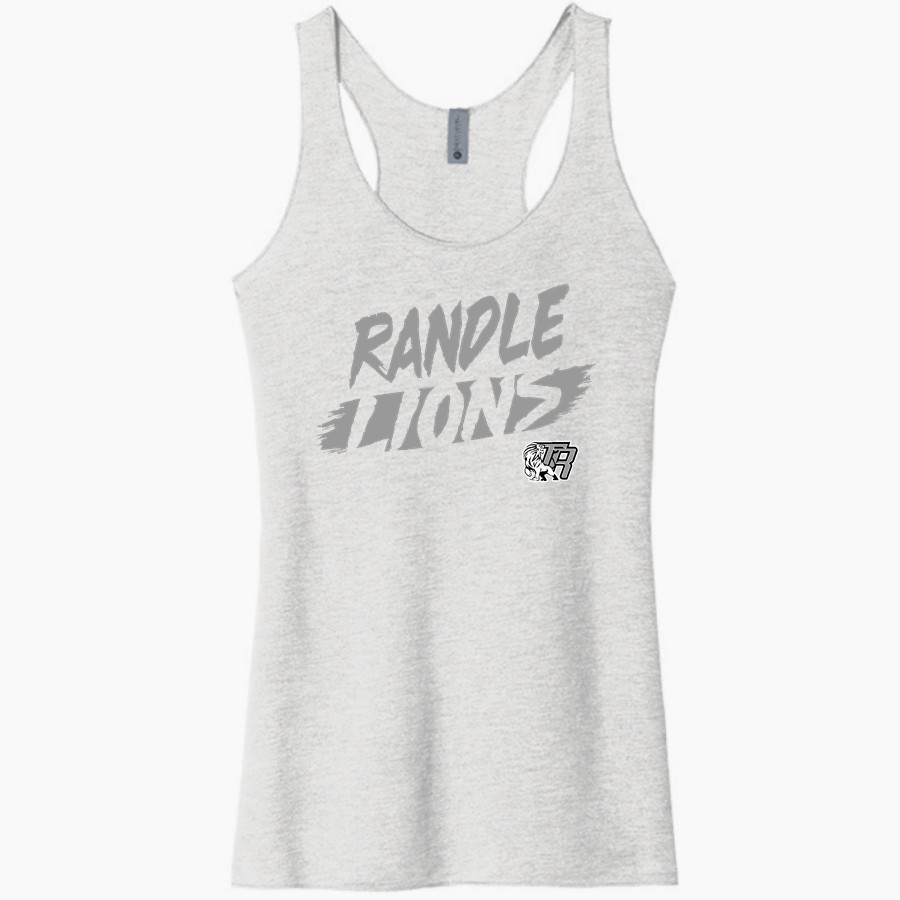 Dr. Thomas Randle Lions <span class="pdp-name-mascot">Thomas Randle HS Lions</span> Next Level Apparel Women's Tri-Blend Racerback Tank