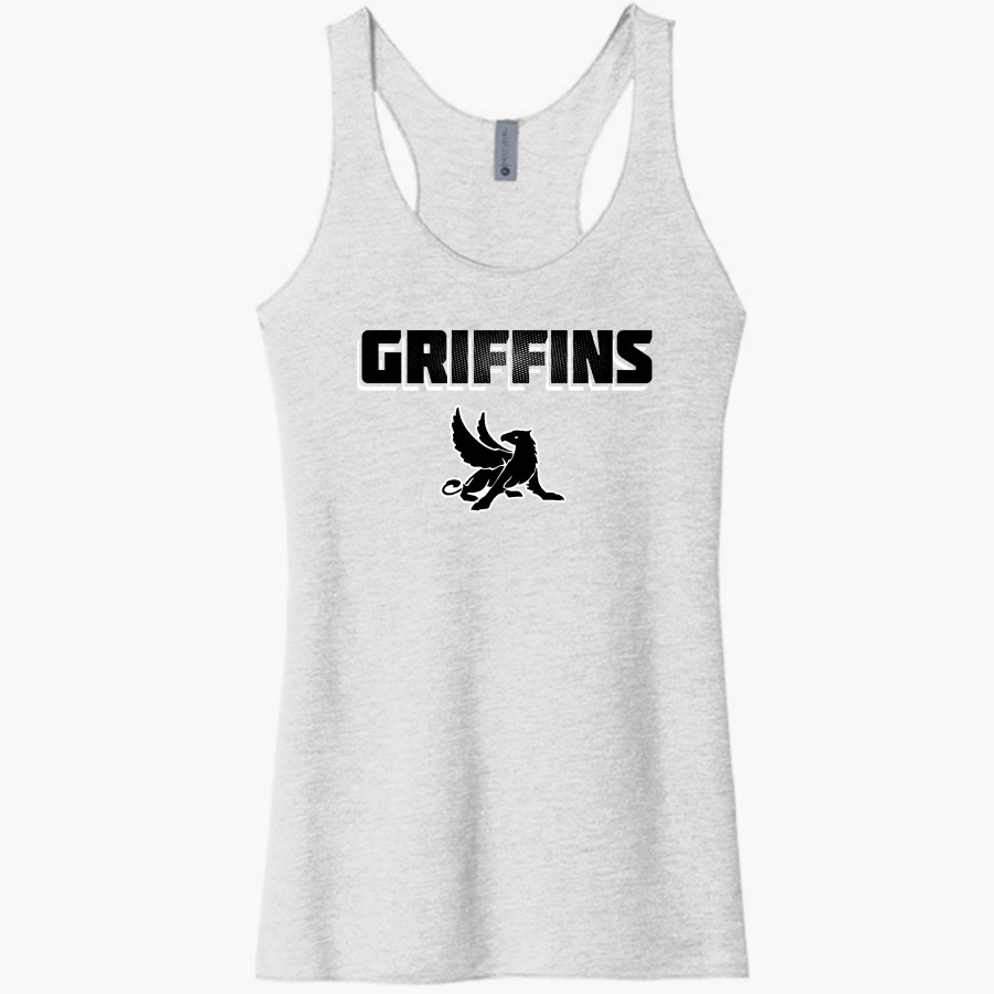 ACADEMY AT PALUMBO HIGH SCHOOL GRIFFINS <span class="pdp-name-mascot">PALUMBO GRIFFINS</span> Next Level Apparel Women's Tri-Blend Racerback Tank