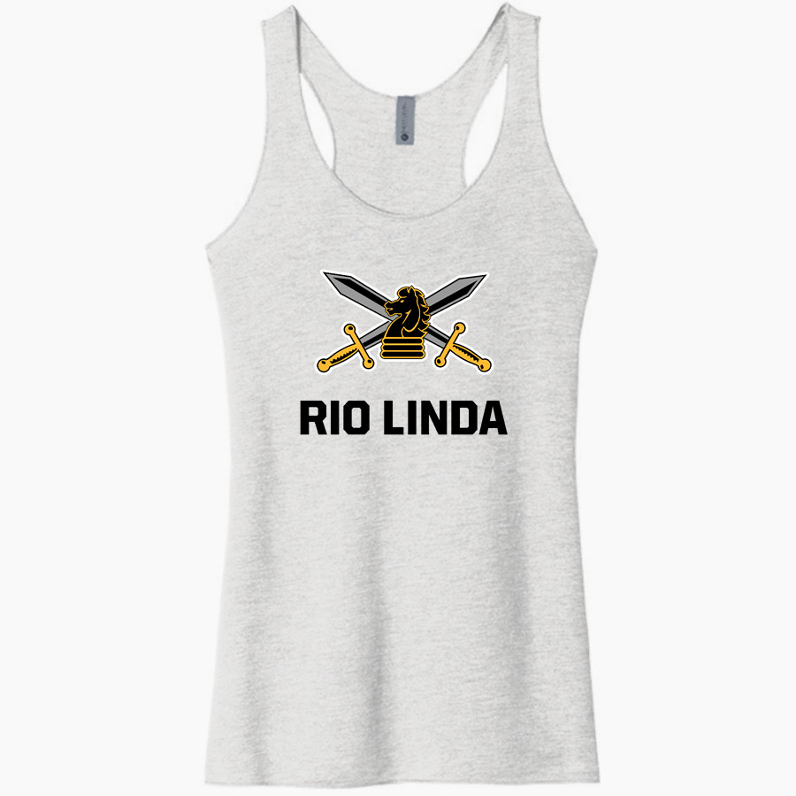 RIO LINDA HIGH SCHOOL KNIGHTS <span class="pdp-name-mascot">RIO LINDA KNIGHTS</span> Next Level Apparel Women's Tri-Blend Racerback Tank