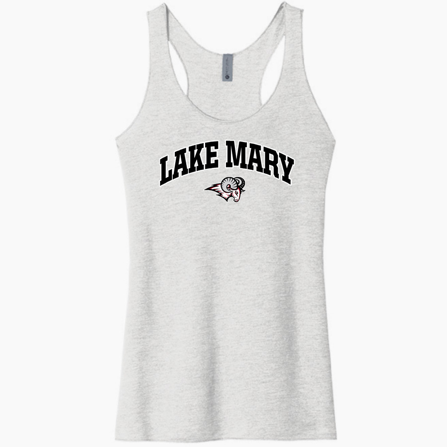 Lake Mary Rams Next Level Apparel Women's Tri-Blend Racerback Tank