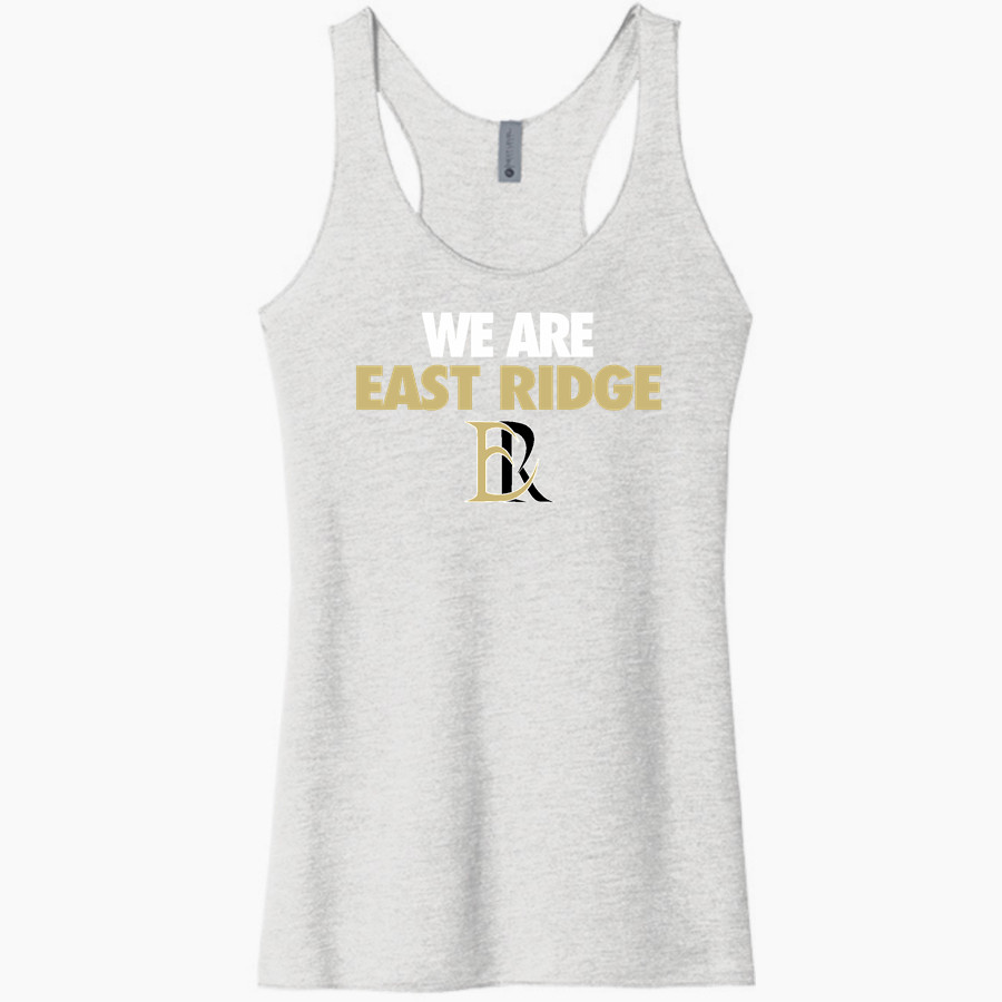 East Ridge Raptors Next Level Apparel Women's Tri-Blend Racerback Tank