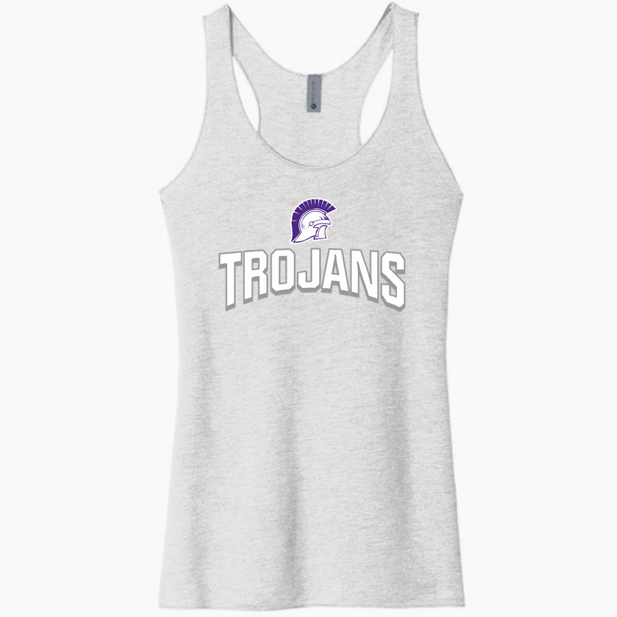 Petaluma Trojans <span class="pdp-name-mascot">Petaluma Trojans</span> Next Level Apparel Women's Tri-Blend Racerback Tank