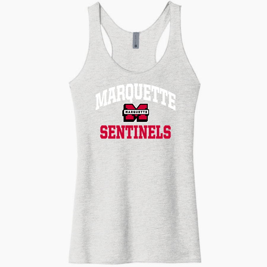 Marquette Sentinels <span class="pdp-name-mascot">Marquette Redettes</span> Next Level Apparel Women's Tri-Blend Racerback Tank