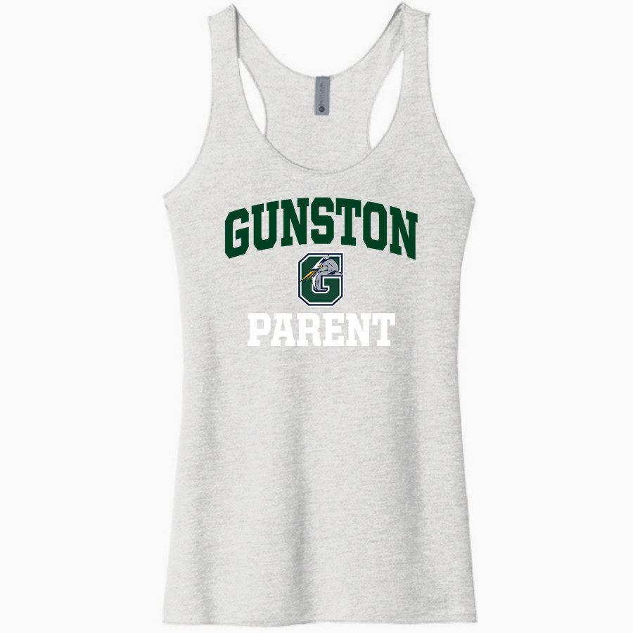 Gunston Herons Next Level Apparel Women's Tri-Blend Racerback Tank