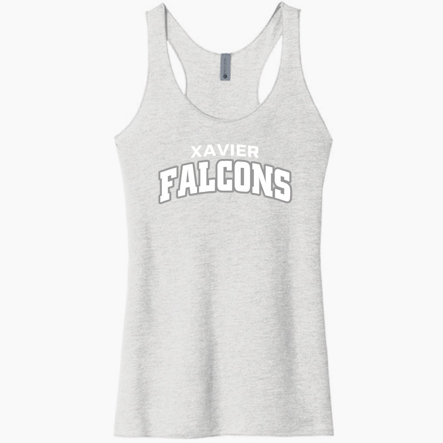 Xavier Falcons <span class="pdp-name-mascot">Xavier Falcons</span> Next Level Apparel Women's Tri-Blend Racerback Tank