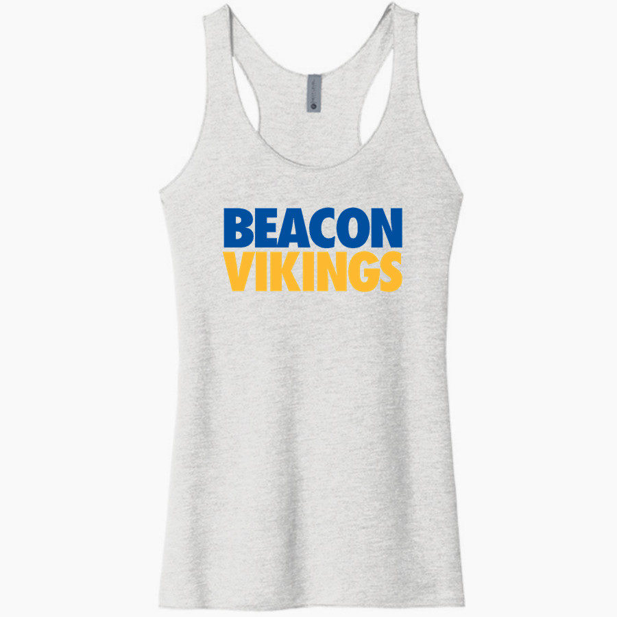 Beacon Vikings Next Level Apparel Women's Tri-Blend Racerback Tank