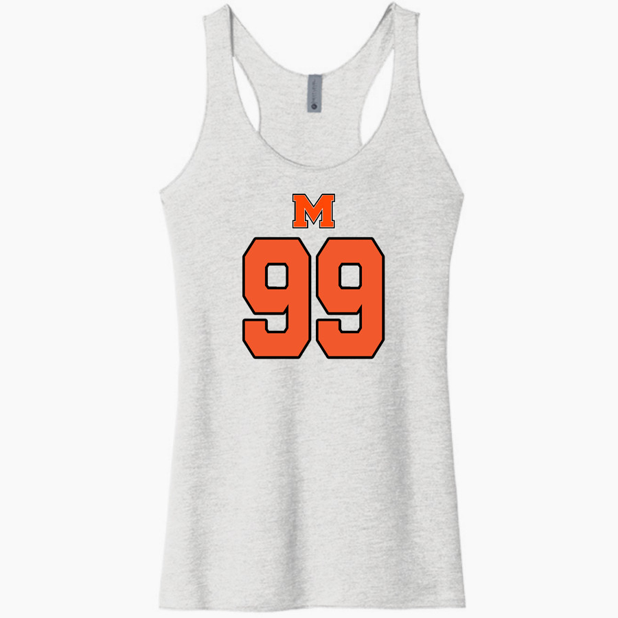 MOHAWK HIGH SCHOOL Mustangs <span class="pdp-name-mascot">MOHAWK Mustangs</span> Next Level Apparel Women's Tri-Blend Racerback Tank