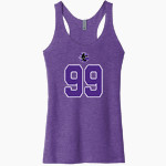 Indian Creek Panthers Next Level Apparel Women's Tri-Blend Racerback Tank Front Thumbnail