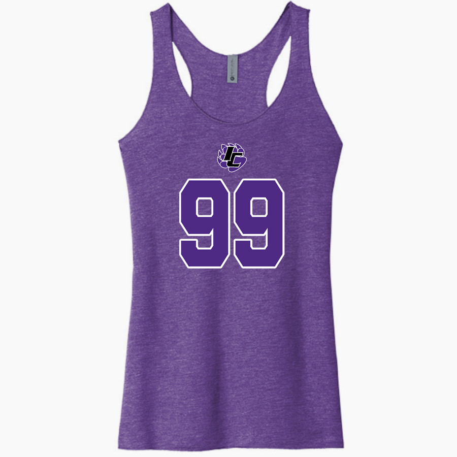 Indian Creek Panthers Next Level Apparel Women's Tri-Blend Racerback Tank