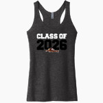 ULS Jr. Bows Next Level Apparel Women's Tri-Blend Racerback Tank Front Thumbnail