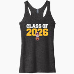 MINOT HIGH SCHOOL MAGICIANS <span class="pdp-name-mascot">MINOT MAGICIANS</span> Next Level Apparel Women's Tri-Blend Racerback Tank Front Thumbnail