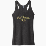 Oral Roberts Golden Eagles <span class="pdp-name-mascot">Oral Roberts Golden Eagles</span> Next Level Apparel Women's Tri-Blend Racerback Tank Front Thumbnail