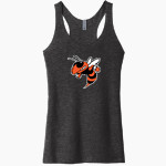 Giltner Hornets Next Level Apparel Women's Tri-Blend Racerback Tank Front Thumbnail