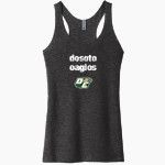 Desoto Eagles <span class="pdp-name-mascot">Desoto Eagles</span> Next Level Apparel Women's Tri-Blend Racerback Tank Front Thumbnail