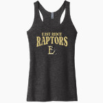 East Ridge Raptors Next Level Apparel Women's Tri-Blend Racerback Tank Front Thumbnail