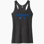 CENTENNIAL HIGH SCHOOL SPARTANS <span class="pdp-name-mascot">CENTENNIAL SPARTANS</span> Next Level Apparel Women's Tri-Blend Racerback Tank Front Thumbnail