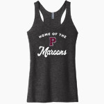 PERRY HIGH SCHOOL MAROONS <span class="pdp-name-mascot">PERRY MAROONS</span> Next Level Apparel Women's Tri-Blend Racerback Tank Front Thumbnail