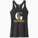 Green Acres Grizzlies <span class="pdp-name-mascot">Green Acres School Grizzlies</span> Next Level Apparel Women's Tri-Blend Racerback Tank Front Thumbnail