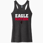 Jupiter Christian Eagles <span class="pdp-name-mascot">Jupiter Eagles</span> Next Level Apparel Women's Tri-Blend Racerback Tank Front Thumbnail