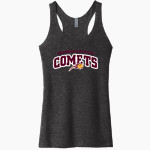 NORTHERN MICHIGAN CHRISTIAN HS COMETS Next Level Apparel Women's Tri-Blend Racerback Tank Front Thumbnail