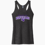 MOUNTAIN VIEW HIGH SCHOOL BUFFALOS <span class="pdp-name-mascot">MOUNTAIN VIEW BUFFALOS</span> Next Level Apparel Women's Tri-Blend Racerback Tank Front Thumbnail
