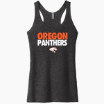 OREGON HIGH SCHOOL PANTHERS <span class="pdp-name-mascot">OREGON PANTHERS</span> Next Level Apparel Women's Tri-Blend Racerback Tank Front Thumbnail