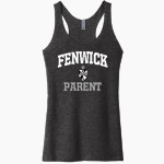 Fenwick Friars The Official Online Store <span class="pdp-name-mascot">Fenwick Friars</span> Next Level Apparel Women's Tri-Blend Racerback Tank Front Thumbnail
