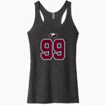 Regents Academy Eagles Next Level Apparel Women's Tri-Blend Racerback Tank Front Thumbnail