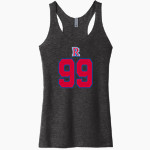 RENO HIGH SCHOOL HUSKIES Next Level Apparel Women's Tri-Blend Racerback Tank Front Thumbnail