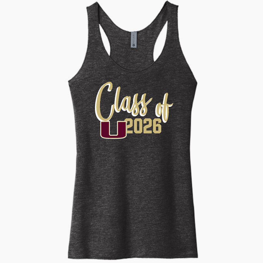 UNION HIGH SCHOOL FARMERS <span class="pdp-name-mascot">UNION FARMERS</span> Next Level Apparel Women's Tri-Blend Racerback Tank