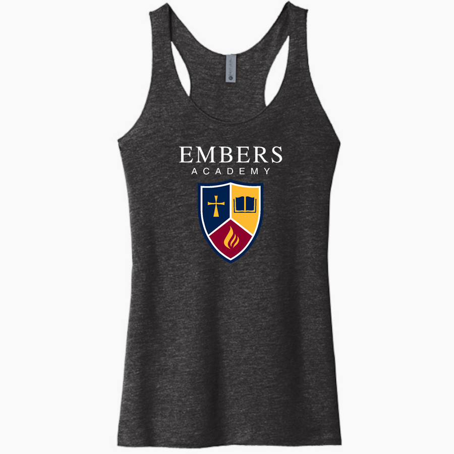 Embers Academy Sparks Next Level Apparel Women's Tri-Blend Racerback Tank