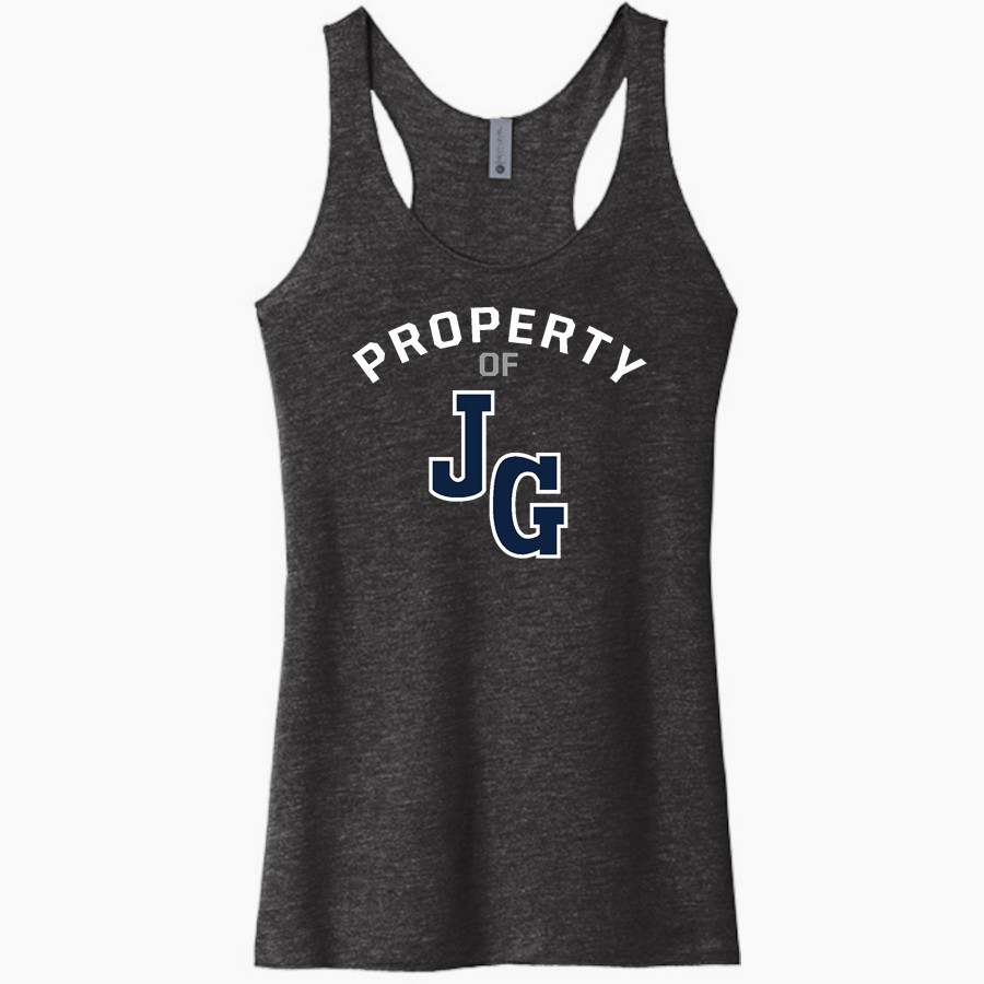 John Glenn Bobcats Next Level Apparel Women's Tri-Blend Racerback Tank