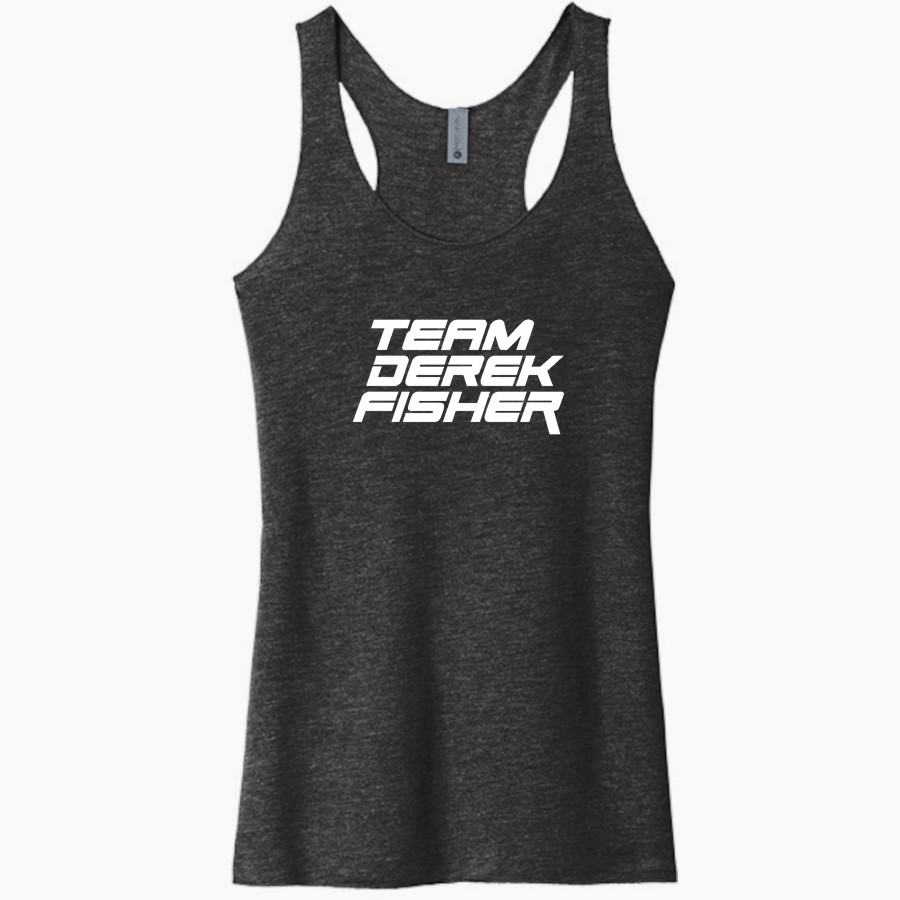 Be Better Foundation Team Derek Fisher Next Level Apparel Women's Tri-Blend Racerback Tank