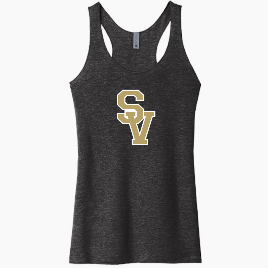 Scotts Valley Falcons Next Level Apparel Women's Tri-Blend Racerback Tank